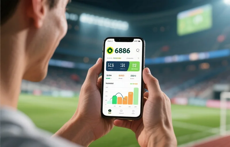 用户通过6886体育App享受实时体育赛事